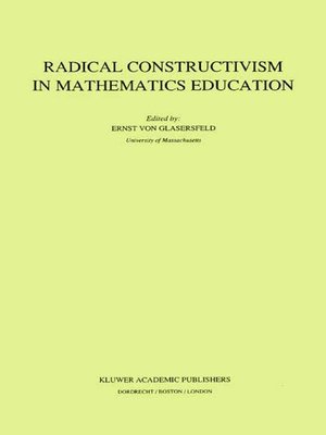 cover image of Radical Constructivism in Mathematics Education